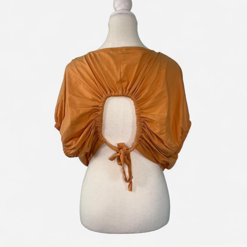 FAVLUX Rust‎ Orange Blouse - Picture 2 of 6